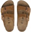 Shop (Preschool) Birkenstock Arizona Suede 'Brown Narrow' 1024345