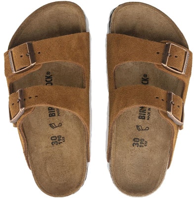 (Preschool) Birkenstock Arizona Suede 'Brown Narrow' 1024345 Shop (Preschool) Birkenstock Arizona Suede 'Brown Narrow' 1024345