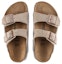 Shop (Preschool) Birkenstock Boston Suede Slippers 'Mocha Narrow' 1021704