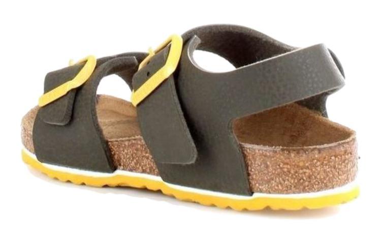 Shop (PS) Birkenstock 綠色皮革搭扣涼鞋 1015754
