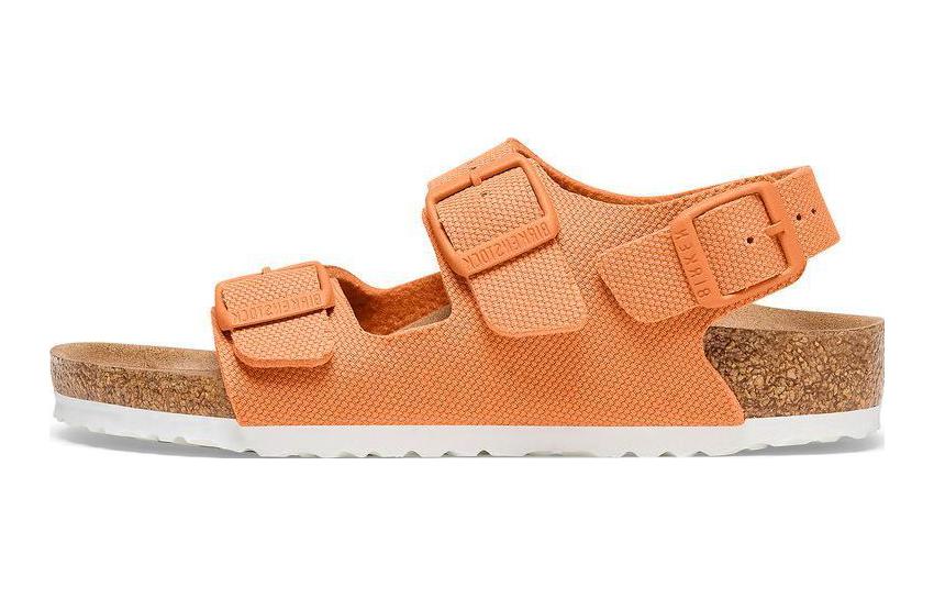 Buy (PS) ビルケンシュトック キャンバス コンフォート 'オレンジバックル' 1025162
