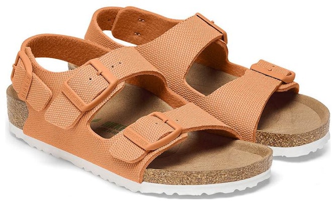 (Preschool) Birkenstock Canvas Comfort 'Orange Buckle' 1025162 Lookbook (Preschool) Birkenstock Canvas Comfort 'Orange Buckle' 1025162