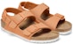 (Preschool) Birkenstock Canvas Comfort 'Orange Buckle' 1025162