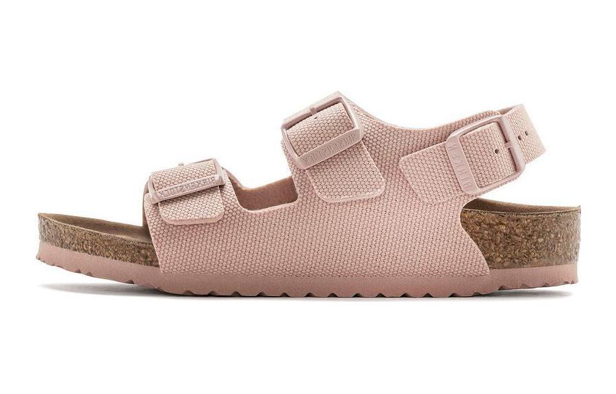 (Preschool) Birkenstock Canvas Comfort Narrow 'Pink Buckle' 1024352