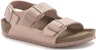 (Preschool) Birkenstock Canvas Comfort Narrow 'Pink Buckle' 1024352
