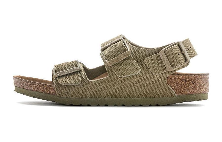 (Preschool) Birkenstock Canvas Comfort Sandal Narrow 'Khaki Buckle' 1024376
