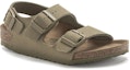 Order (Preschool) Birkenstock Canvas Comfort Sandal Narrow 'Khaki Buckle' 1024376
