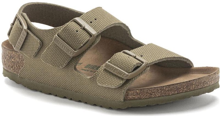 (Preschool) Birkenstock Canvas Comfort Sandal Narrow 'Khaki Buckle' 1024376 Order (Preschool) Birkenstock Canvas Comfort Sandal Narrow 'Khaki Buckle' 1024376