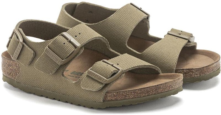 (Preschool) Birkenstock Canvas Comfort Sandal Narrow 'Khaki Buckle' 1024376 Lookbook (Preschool) Birkenstock Canvas Comfort Sandal Narrow 'Khaki Buckle' 1024376