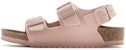 (Preschool) Birkenstock Canvas Comfort Sandals 'Regular Pink Buckle' 1024362