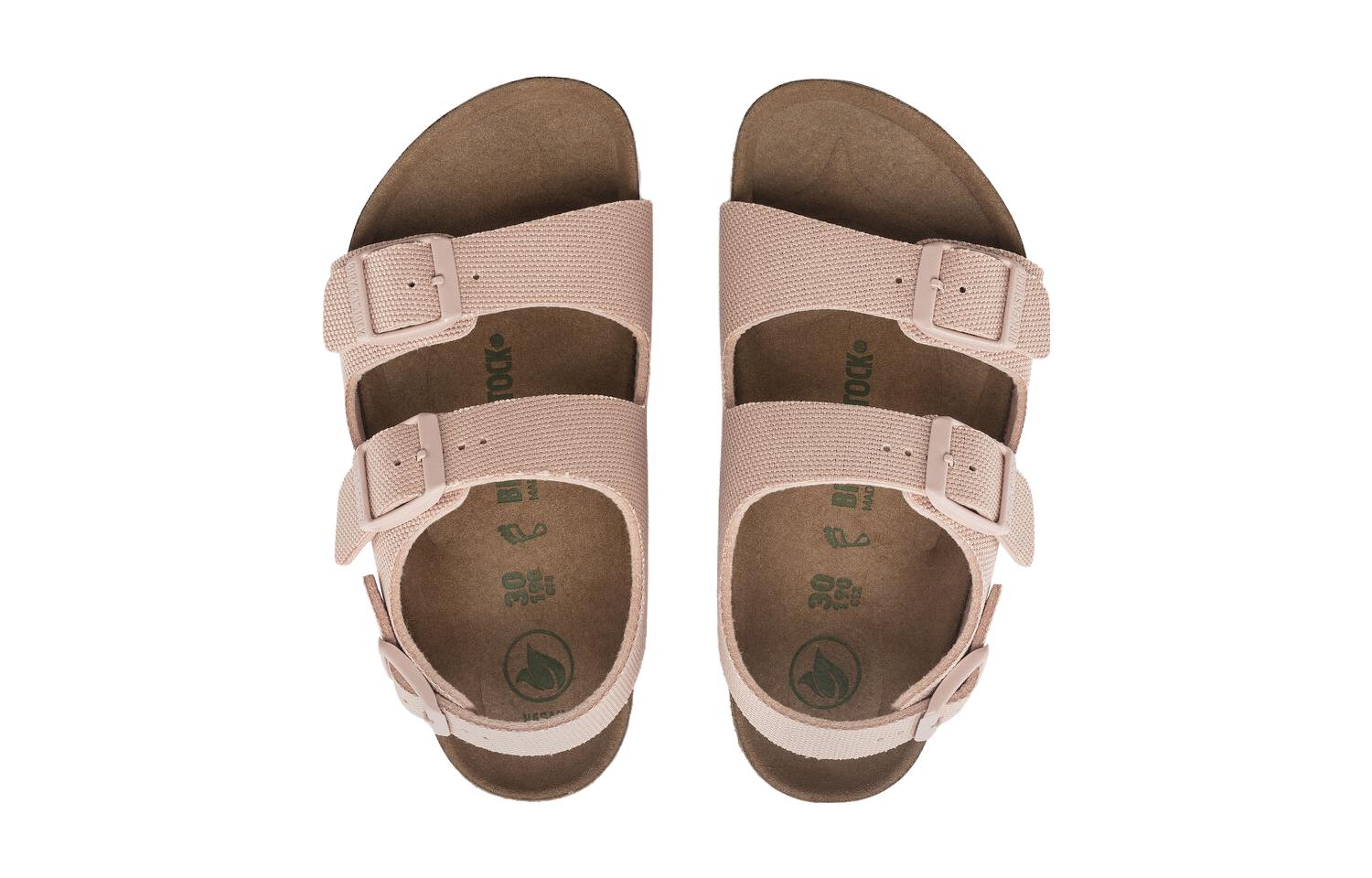 Shop (PS) Birkenstock 帆布舒適涼鞋『常規粉色扣』 1024362