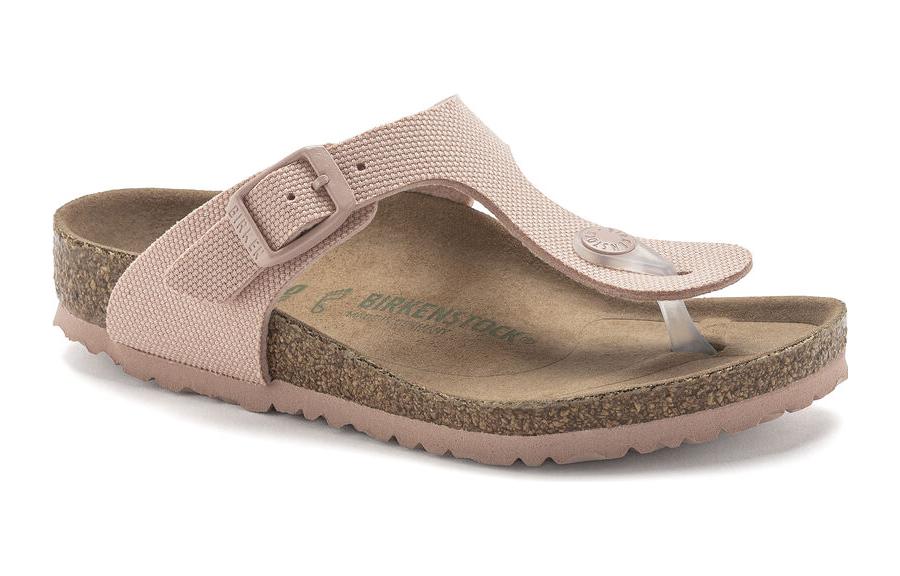 Order (PS) Sandalias Birkenstock Canvas Comfort Soft Footbed Punta Redonda 'Narrow Rosa' 1024333