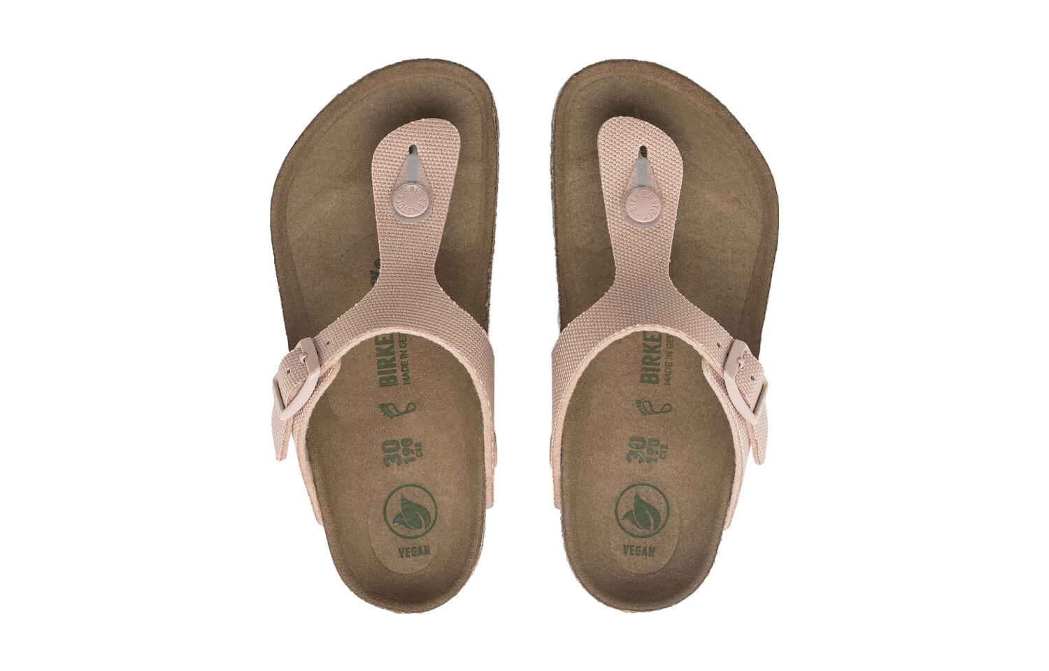 Shop (PS) Sandalias Birkenstock Canvas Comfort Soft Footbed Punta Redonda 'Narrow Rosa' 1024333