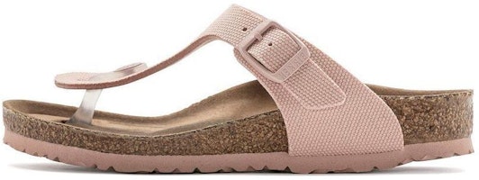 (Preschool) Birkenstock Canvas Comfort Soft Sole Round Toe Thong Sandals 'Pink Regular Edition' 1024307 (Preschool) Birkenstock Canvas Comfort Soft Sole Round Toe Thong Sandals 'Pink Regular Edition' 1024307