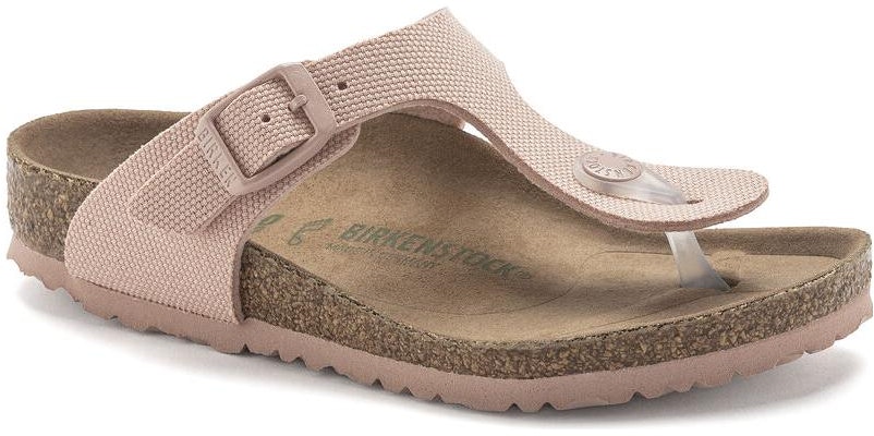 (Preschool) Birkenstock Canvas Comfort Soft Sole Round Toe Thong Sandals 'Pink Regular Edition' 1024307 Order (Preschool) Birkenstock Canvas Comfort Soft Sole Round Toe Thong Sandals 'Pink Regular Edition' 1024307
