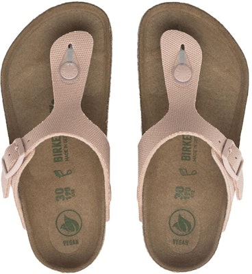 (Preschool) Birkenstock Canvas Comfort Soft Sole Round Toe Thong Sandals 'Pink Regular Edition' 1024307 Shop (Preschool) Birkenstock Canvas Comfort Soft Sole Round Toe Thong Sandals 'Pink Regular Edition' 1024307