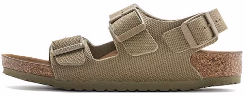 (Preschool) Birkenstock Canvas Sandal 'Khaki Buckle' 1024324 (Preschool) Birkenstock Canvas Sandal 'Khaki Buckle' 1024324