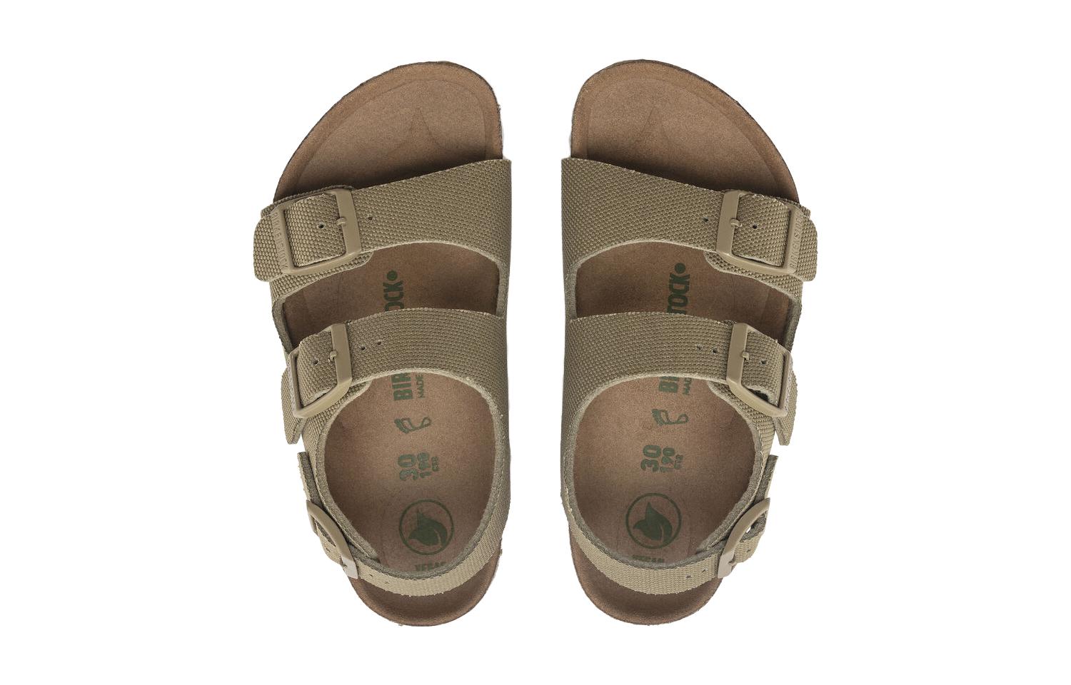 Shop (PS) 버켄스탁 캔버스 샌들 '카키 버클' 1024324