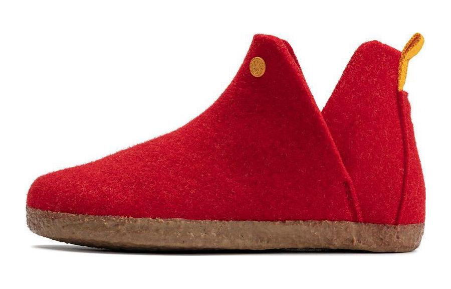 (PS) Birkenstock Casual Shoes 'Red CMFT Warm Round-Toe'