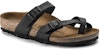 (Preschool) Birkenstock Classic Round Toe Comfort Soft Footbed Toe Loop Slippers 'Black Regular Edition' 1015554