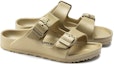 Lookbook (Preschool) Birkenstock Classic Round Toe Slides 'Comfortable Staple Gold Buckle' 1022939
