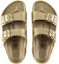 Shop (Preschool) Birkenstock Classic Round Toe Slides 'Comfortable Staple Gold Buckle' 1022939