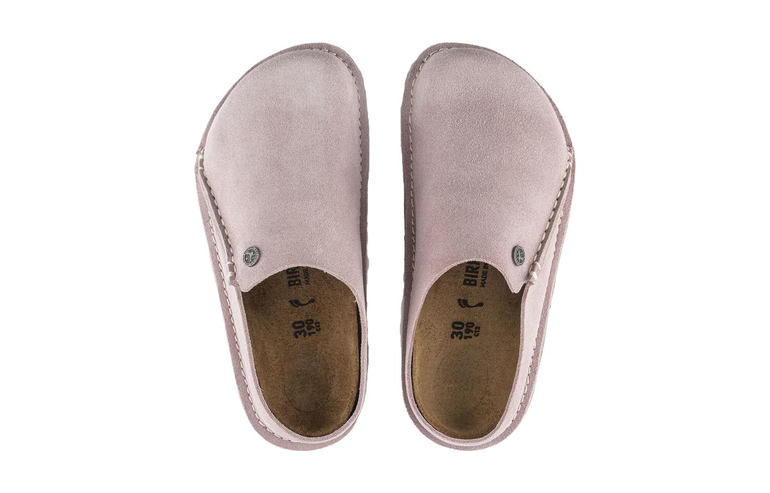 Shop (PS) Birkenstock Zuecos 'Terciopelo Rosa Suave' 1023576