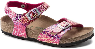 Order (PS) Birkenstock Keselesaan ''Metallic Buckle Mismatch Pink'' Tumit Lembut. 1022213