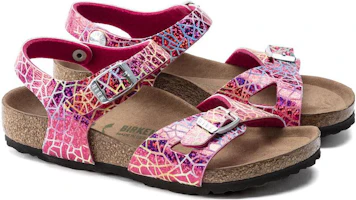 Lookbook (PS) Birkenstock Keselesaan ''Metallic Buckle Mismatch Pink'' Tumit Lembut. 1022213