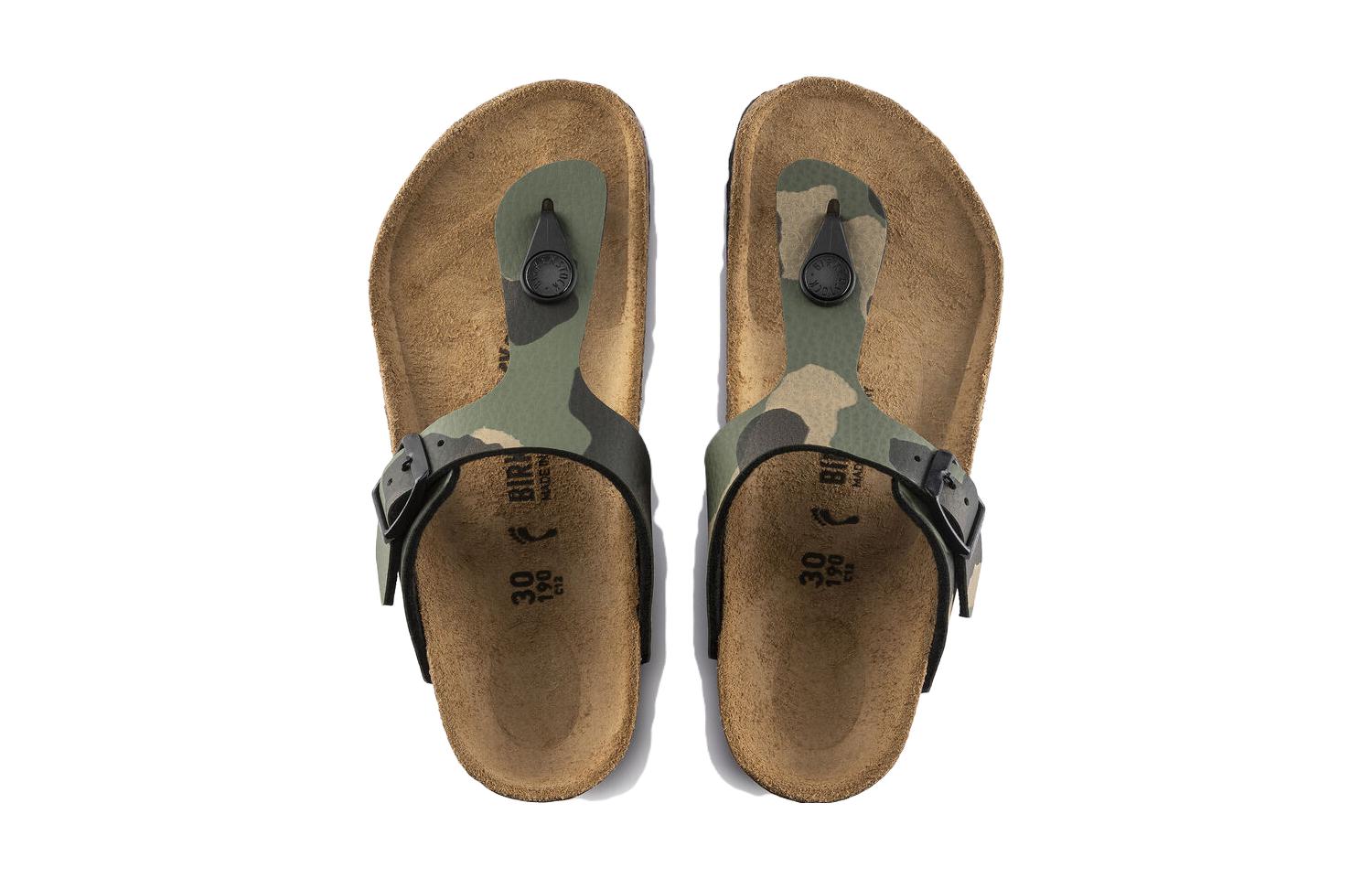Shop (PS) Birkenstock Gizeh 'Hijau Kamuflase' 1018638