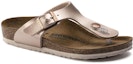 Order (Preschool) Birkenstock Gizeh 'Rose Gold Narrow Edition' 1012526