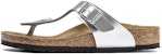 (Preschool) Birkenstock Gizeh 'Silver' 1019159