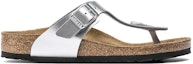 Order (Preschool) Birkenstock Gizeh 'Silver' 1019159