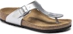 (Preschool) Birkenstock Gizeh 'Silver Narrow' 1019192