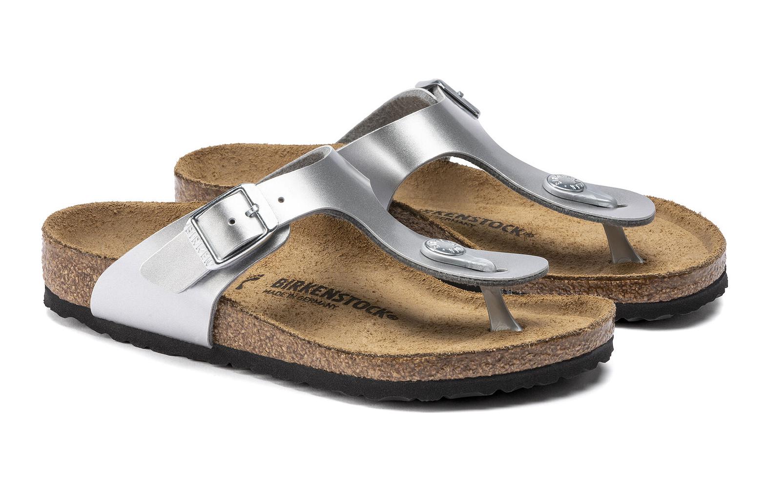 Lookbook (PS) Birkenstock Gizeh 'Plateado Estrecho' 1019192