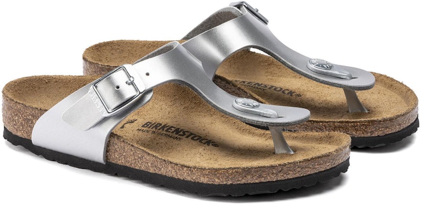 (Preschool) Birkenstock Gizeh 'Silver Narrow' 1019192 Lookbook (Preschool) Birkenstock Gizeh 'Silver Narrow' 1019192