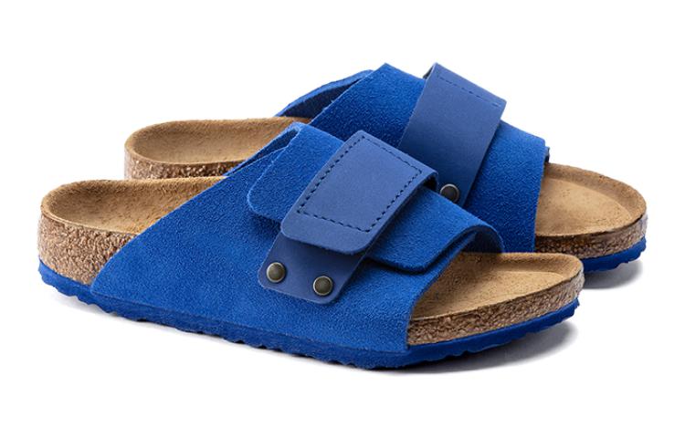 (PS) Birkenstock Kyoto Suede Nubuck 'Ultra Blue' 圖 3