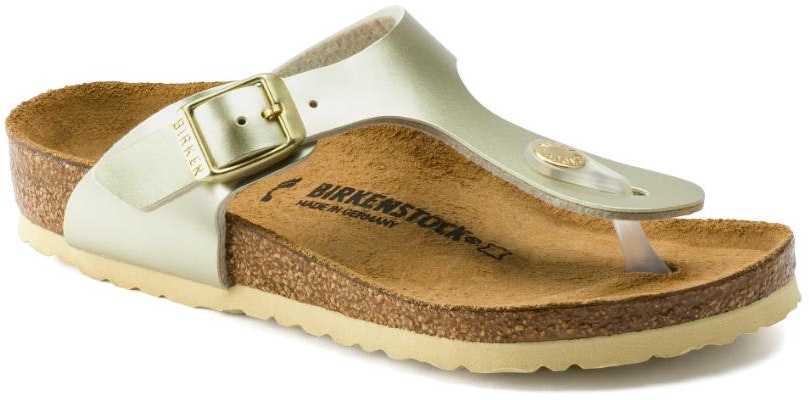 (Preschool) Birkenstock Leather Slide 'Gold' 1015592 Lookbook (Preschool) Birkenstock Leather Slide 'Gold' 1015592