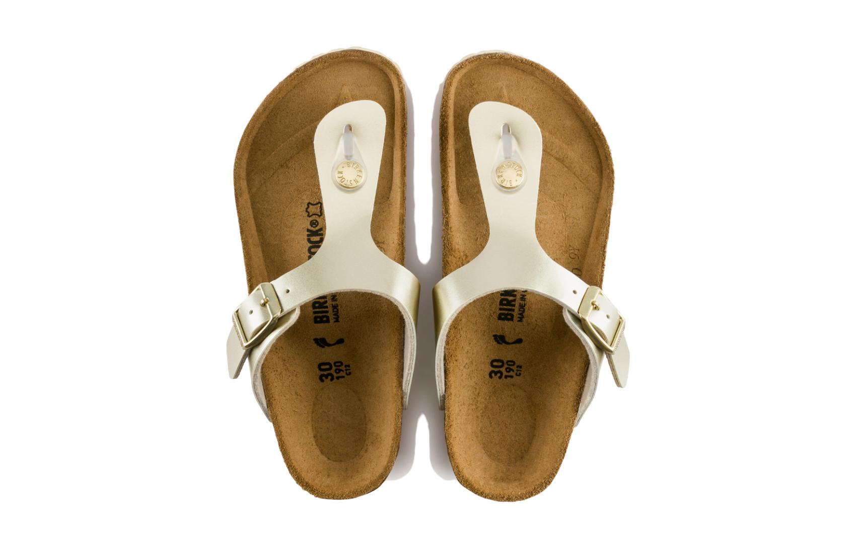 Shop (PS) Sandalia Birkenstock de Cuero 'Dorado' 1015592