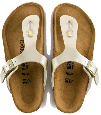 (Preschool) Birkenstock Leather Slide 'Gold' 1015592 Shop (Preschool) Birkenstock Leather Slide 'Gold' 1015592