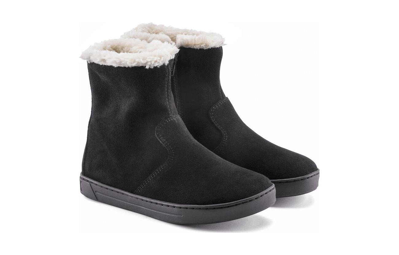 Lookbook (PS) 버켄스탁 미드캘프 부츠 '블랙 스웨이드 웜스' 1017843