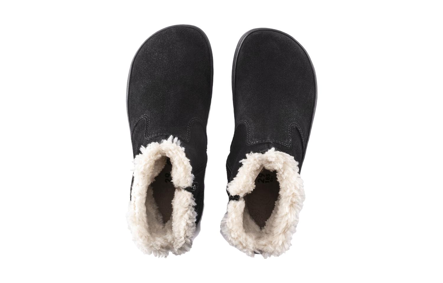 Shop (PS) 버켄스탁 미드캘프 부츠 '블랙 스웨이드 웜스' 1017843