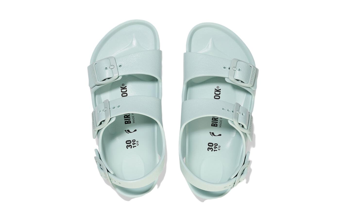 Shop (PS) Birkenstock Milano ''Hujung Bulat Selesa Buckle Hijau Versi Narrow'' 1026751