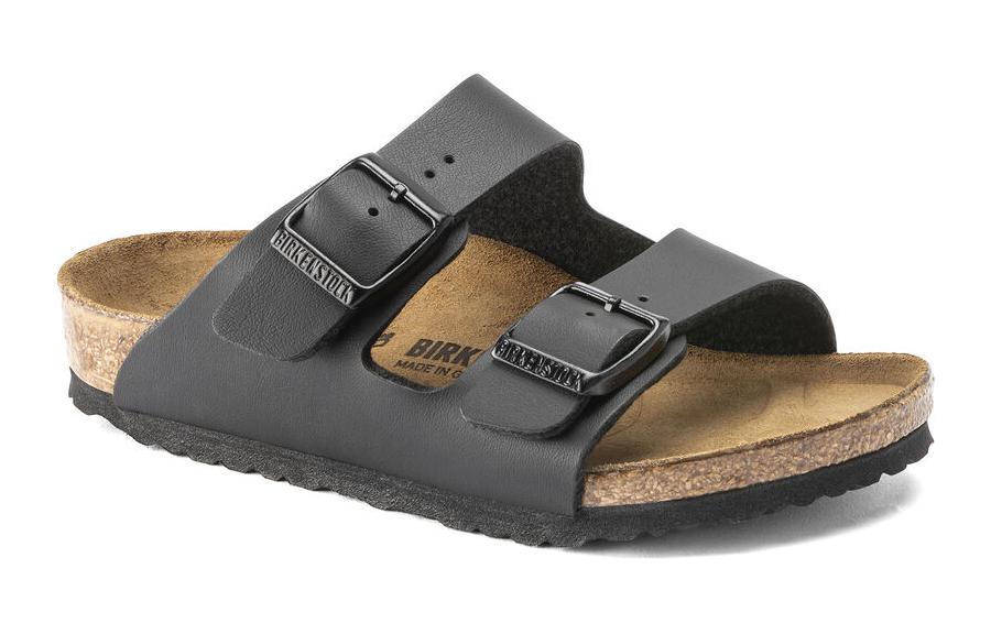 Order (PS) Sandal Terbuka Birkenstock 'Kulit Hitam' 0555123