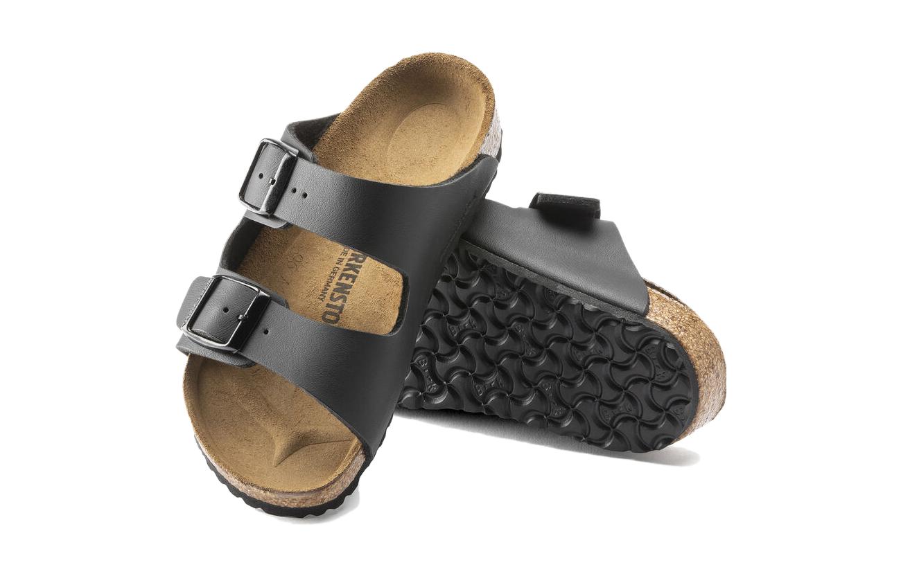 Shop (PS) Sandal Terbuka Birkenstock 'Kulit Hitam' 0555123