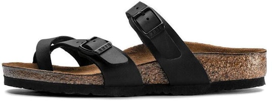 (Preschool) Birkenstock PU Slides 'Narrow Black' 'Simple Round-Toe Comfort Soft Sole Toe Loop' 1015555 (Preschool) Birkenstock PU Slides 'Narrow Black' 'Simple Round-Toe Comfort Soft Sole Toe Loop' 1015555