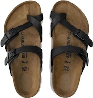 (PS) 버켄스탁 PU 슬라이드 '좁은핏 블랙' '심플 라운드토 편안한 소프트솔 발가락 루프' 1015555 Shop (PS) 버켄스탁 PU 슬라이드 '좁은핏 블랙' '심플 라운드토 편안한 소프트솔 발가락 루프' 1015555