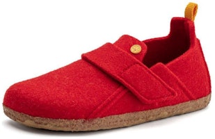 (Preschool) Birkenstock Round Toe Slip-On 'Red Suede' 1023094 (Preschool) Birkenstock Round Toe Slip-On 'Red Suede' 1023094