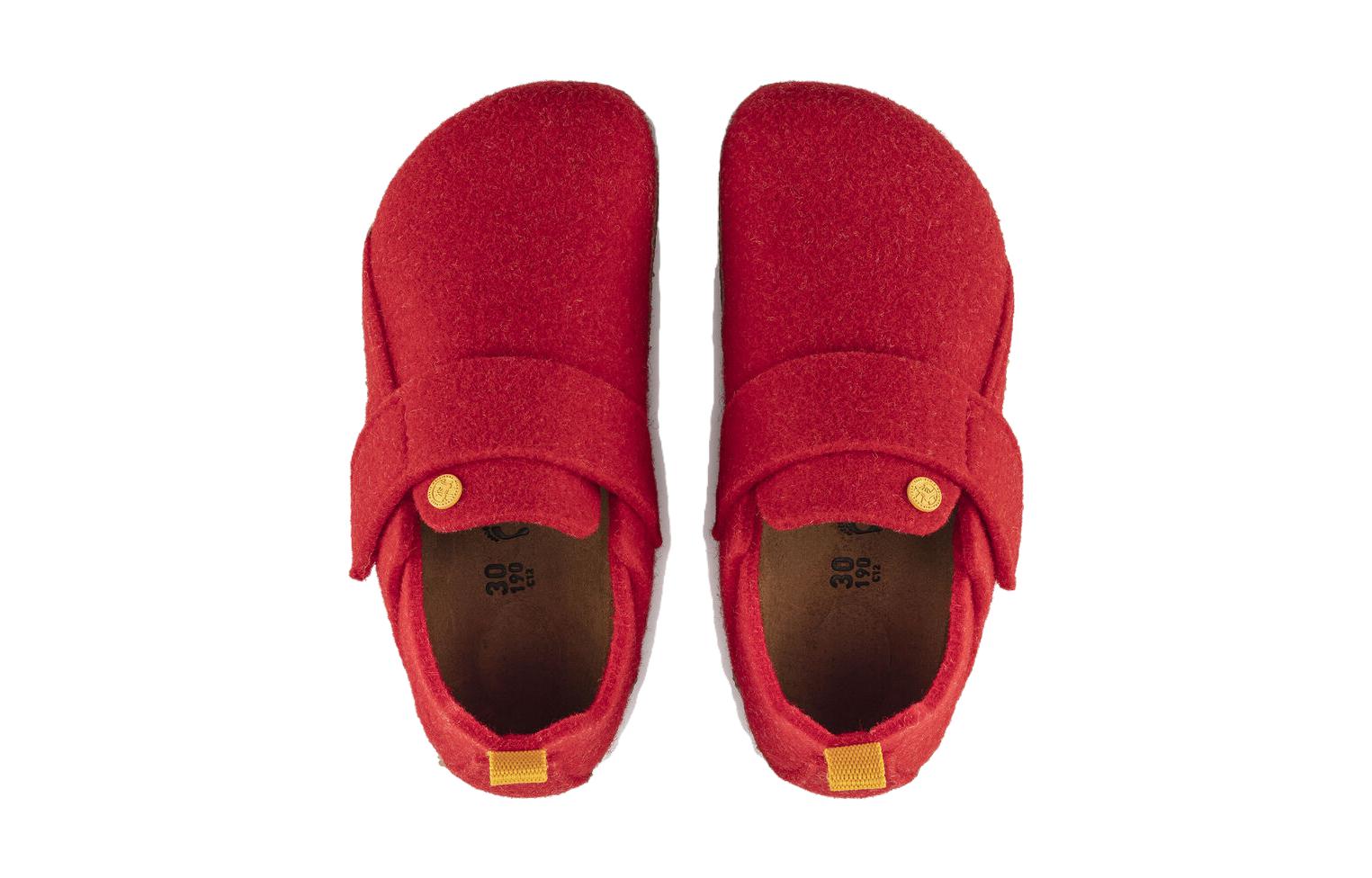 Lookbook (PS) Birkenstock 圓頭懶人鞋 '紅麂皮' 1023094