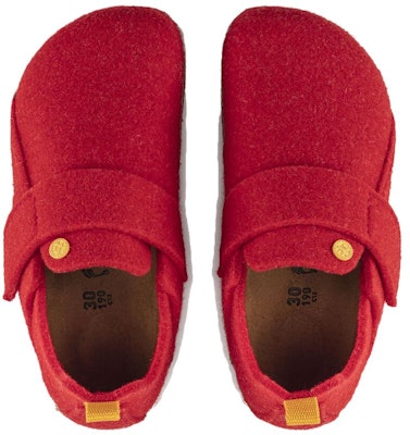 (Preschool) Birkenstock Round Toe Slip-On 'Red Suede' 1023094 Lookbook (Preschool) Birkenstock Round Toe Slip-On 'Red Suede' 1023094